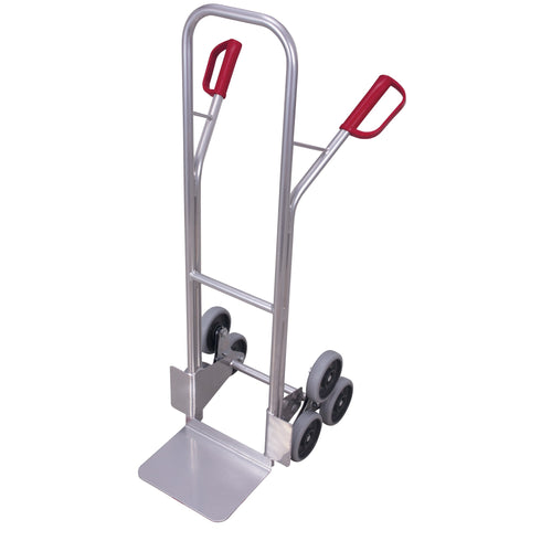 Aluminium Treppenkarre mit 2 dreiarmigen Radsternen