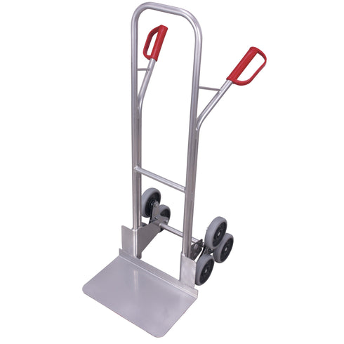 Aluminium Treppenkarre mit 2 dreiarmigen Radsternen