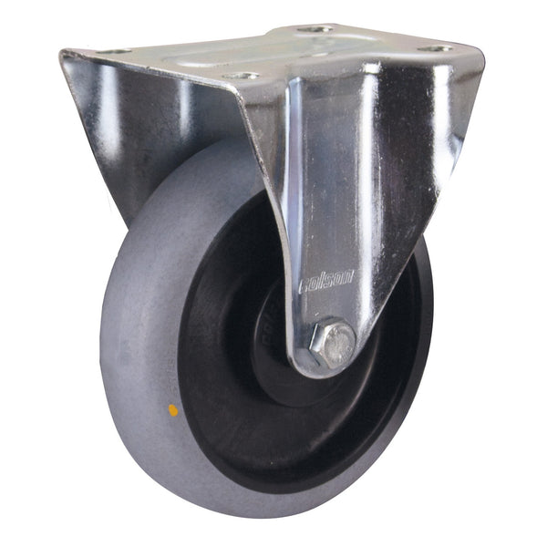 Bockrolle elektrisch leitfähig, 160 x 40 mm, grau