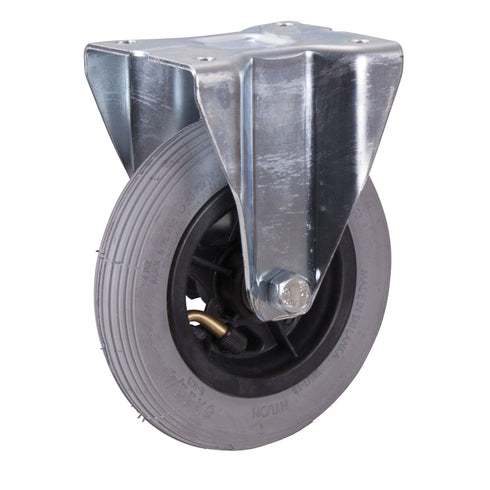 VARIOfit Bockrolle mit Luftreifen, 150 x 30 mm, grau bpl-150.001