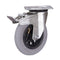 VARIOfit Bremsrolle mit Luftreifen, 150 x 30 mm, grau dpl-150.001