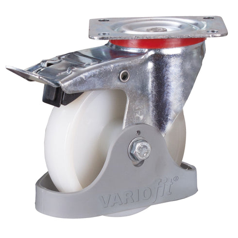 VARIOfit Bremsrolle Polyamid, 150 x 40 mm, weiß dpp-150.000