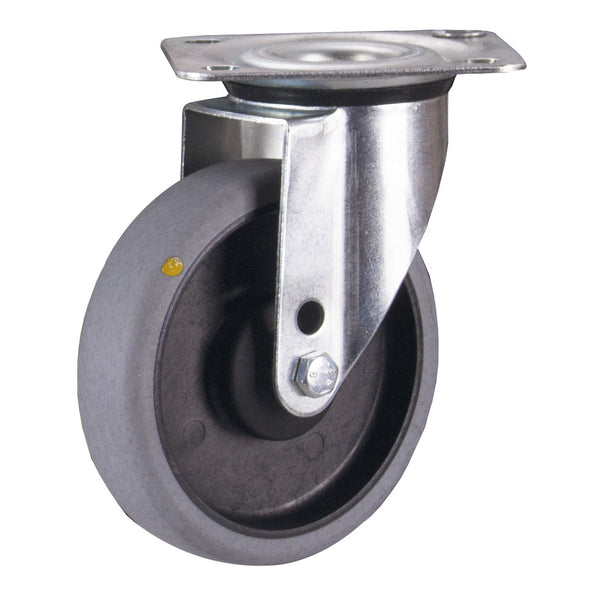VARIOfit Lenkrolle elektrisch leitfähig, 125 x 32 mm, grau lpg-125.036