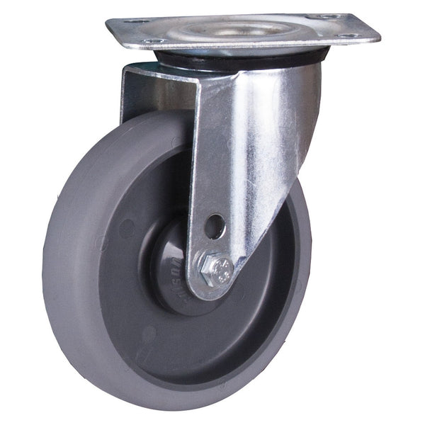 VARIOfit Lenkrolle thermoplastisch, 125 x 30 mm, grau lpg-125.050