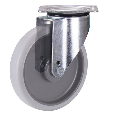 VARIOfit Lenkrolle thermoplastisch, 200 x 40 mm, grau lpg-200.050
