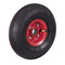 VARIOfit Luftrad mit Rillenprofil, 260 x 85 mm, schwarz lug-260.008