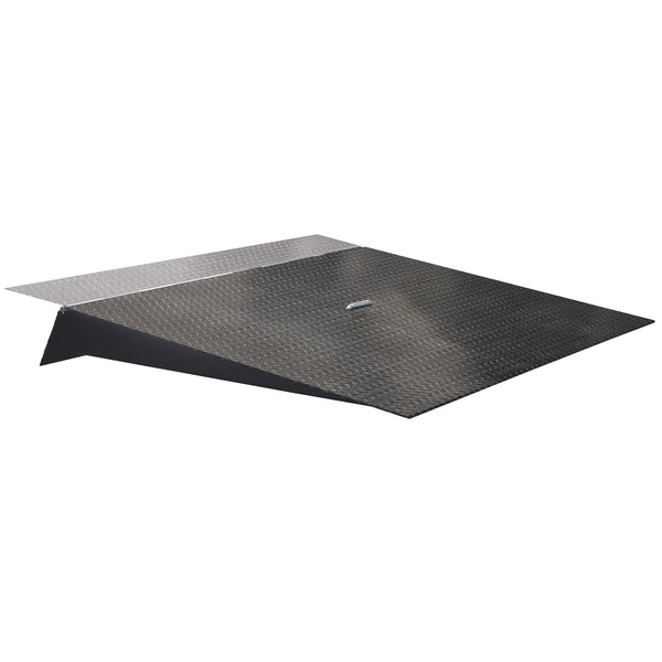 Auffahrrampe mit beweglicher Lippe