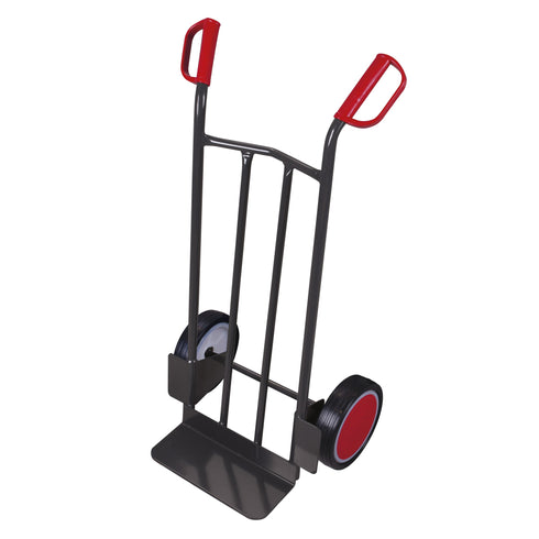 Stahlrohrkarre mit breiter Schaufel