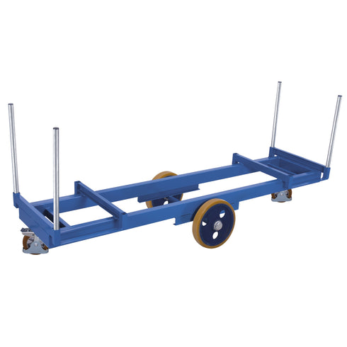 Langmaterialwagen mit 4 Rungen