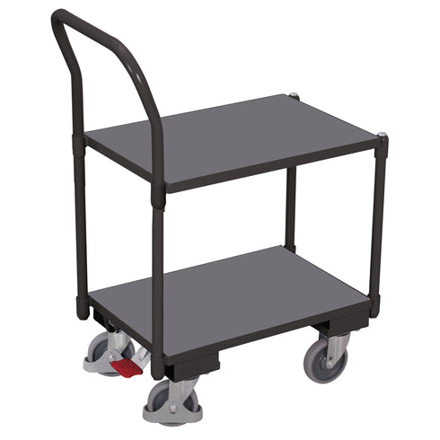 Euro-System-Roller mit 2 Ladeflächen und Schiebebügel