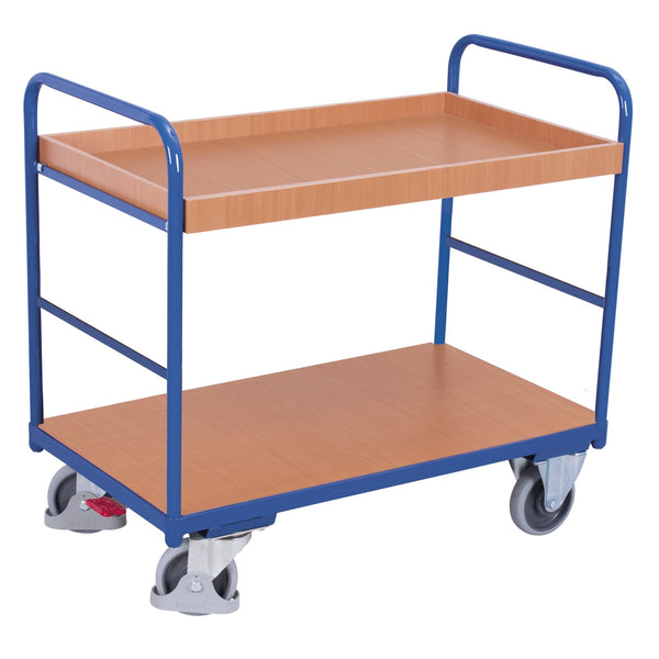 Etagenwagen niedrig, 1 Etage + 1 Tablett