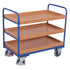 VARIOfit Etagenwagen niedrig, 3 Etagen + 1 Tablett sw-500.209