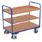 VARIOfit Etagenwagen niedrig, 2 Etagen + 1 Tablett sw-500.210