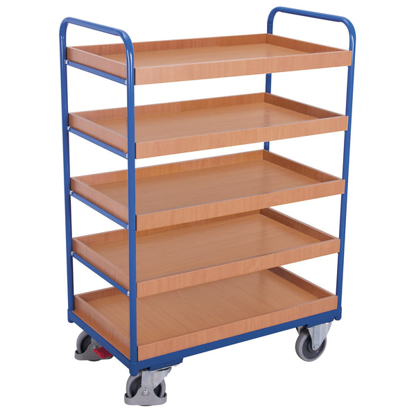 Etagenwagen hoch, 1 Etage + 2 Tabletts