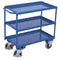 VARIOfit Tischwagen mit 3 Ladeflächen mit Wanne sw-500.610