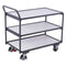 VARIOfit ESD Tischwagen mit 3 Ladeflächen sw-500.657