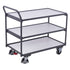 VARIOfit ESD Tischwagen mit 3 Ladeflächen sw-500.657