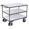 VARIOfit Schwerer ESD Tischwagen mit 3 Ladeflächen sw-500.662