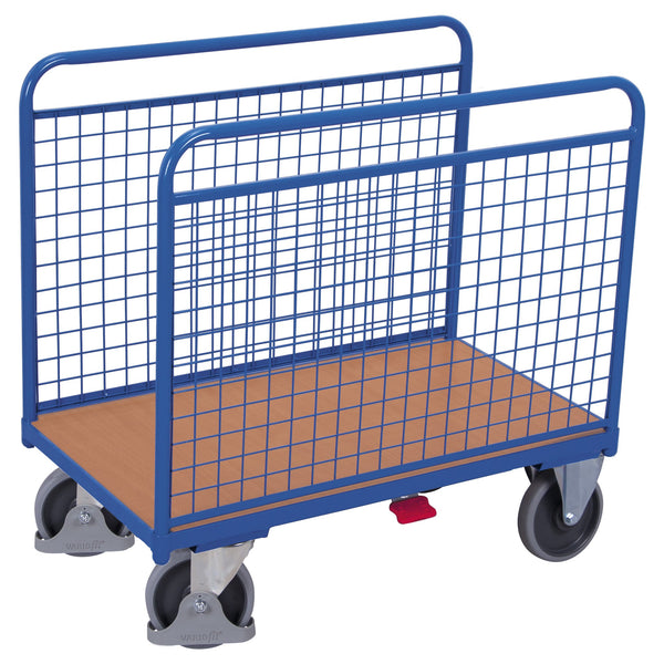 VARIOfit Seitenbügelwagen mit Drahtwänden sw-600.239