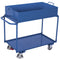 VARIOfit Tischwagen mit 2 Ladeflächen und abnehmbarer Wanne sw-600.507
