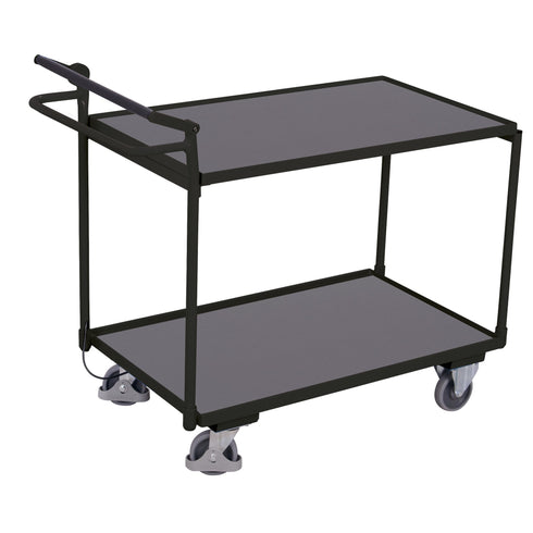 Tischwagen mit 2 Ladeflächen und Totmannbremse