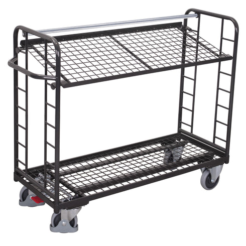 Etagenwagen mit 2 Drahtgitterböden