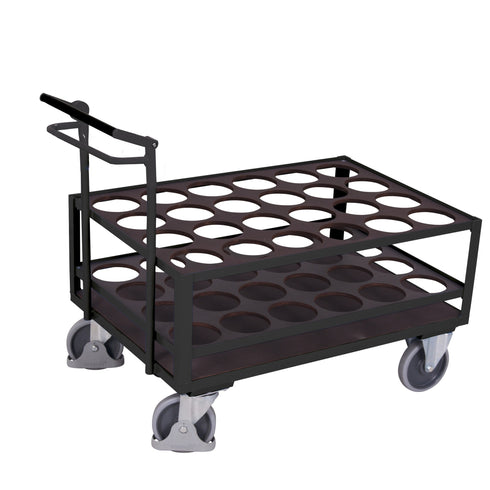 Stahlflaschenwagen mit Totmannbremse