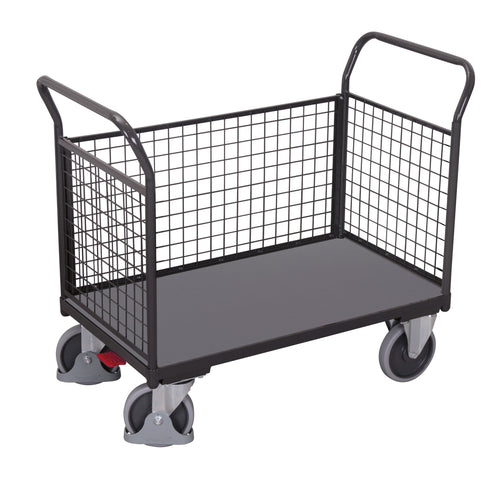Dreiwandwagen mit Draht