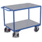 VARIOfit Schwerer Tischwagen mit 2 Zinkblechladeflächen sw-700.505