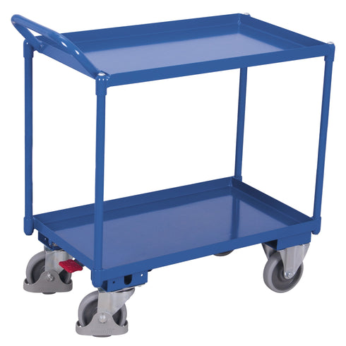 Tischwagen mit 2 Ladeflächen mit abnehmbarer Wanne