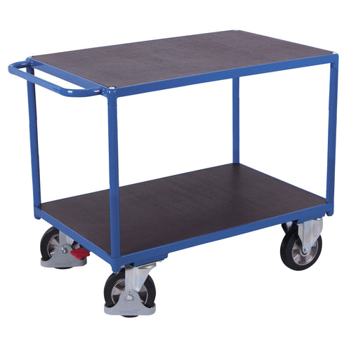 Schwerlast Tischwagen mit 2 Ladeflächen