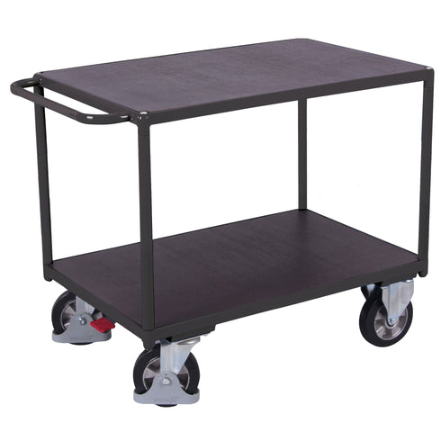 Schwerlast Tischwagen mit 2 Ladeflächen