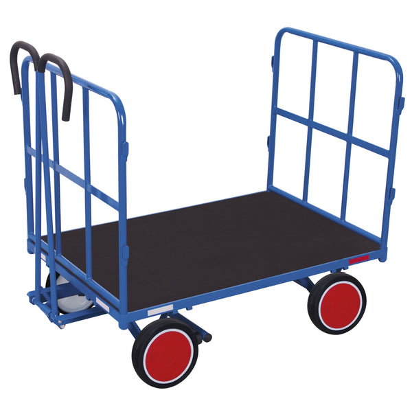 VARIOfit Handpritschenwagen mit 2 Rohrgitterwänden 700 kg zu-42119
