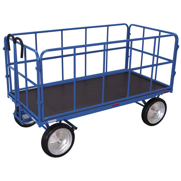 VARIOfit Handpritschenwagen mit 4 Rohrgitterwänden 1.000 kg zu-45131
