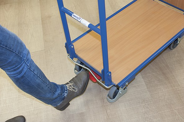 EasySTOP am Klappbügelwagen