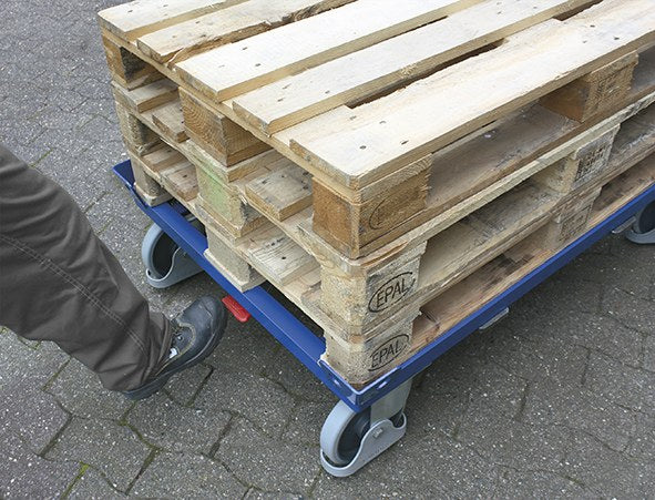 EasySTOP am Palettenfahrgestell